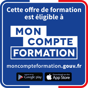 Cette offre de formation est éligible à Mon Compte Formation – moncompteformation.gouv.fr